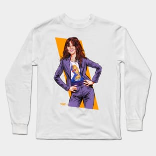 Juliette Lewis - An illustration by Paul Cemmick Long Sleeve T-Shirt